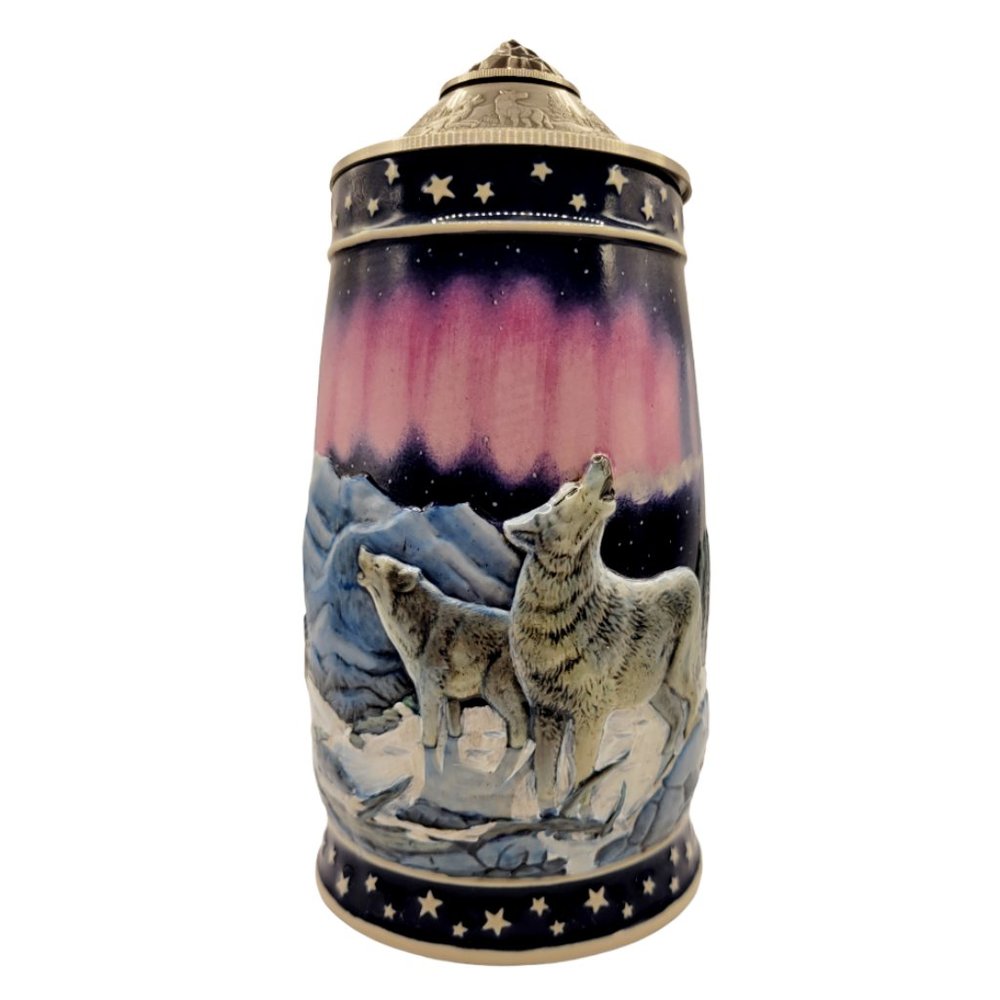 COPY - Longton Crown Stein Hand Painted. Echoes in the Night Limited  #A2545
